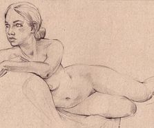 Life drawing example